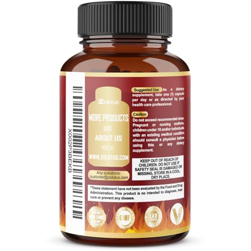 Zolotus saw-palmetto-maca-shilajit capsules bottle for daily wellness.