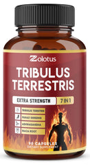 Zolotus Tribulus Terrestris capsules bottle for daily energy support.