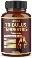 Zolotus Tribulus Terrestris bottle front for daily energy support.