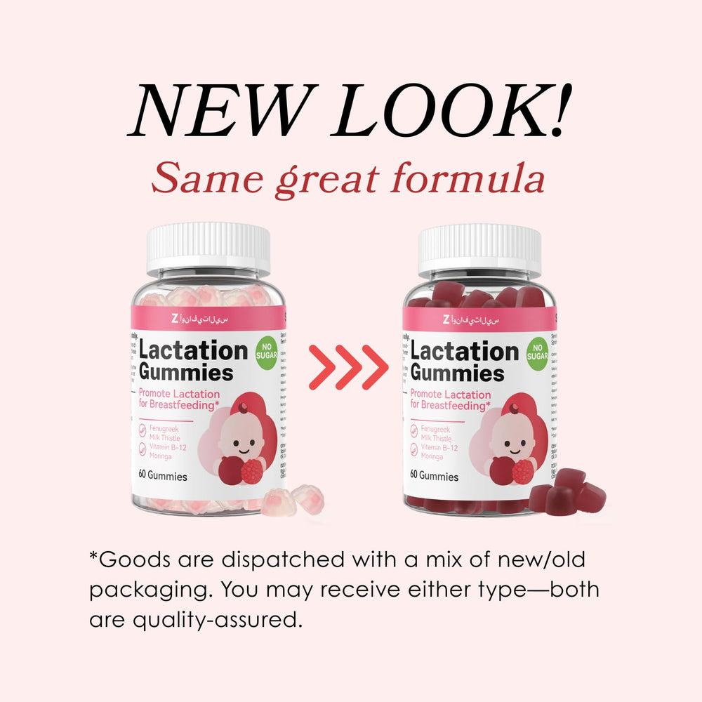 ZonaVitalis Lactation Gummies on a counter with gummies ready for daily use