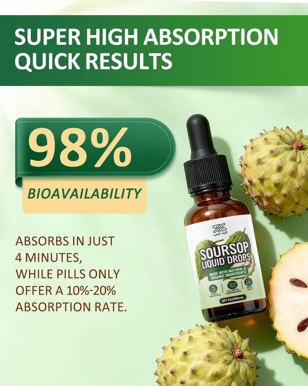 ZonaVitalis nine-in-one botanical blend label highlights natural ingredients.
