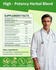 ZonaVitalis vegan non-GMO formula bottle featuring sea moss and moringa.