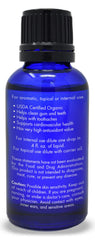 Zongle Therapeutics food-grade clove oil label indicating safe dental and culinary use