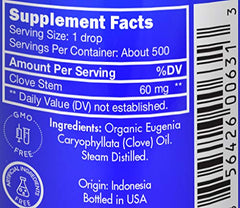 Zongle Therapeutics organic clove bud close-up showing pure oil for use