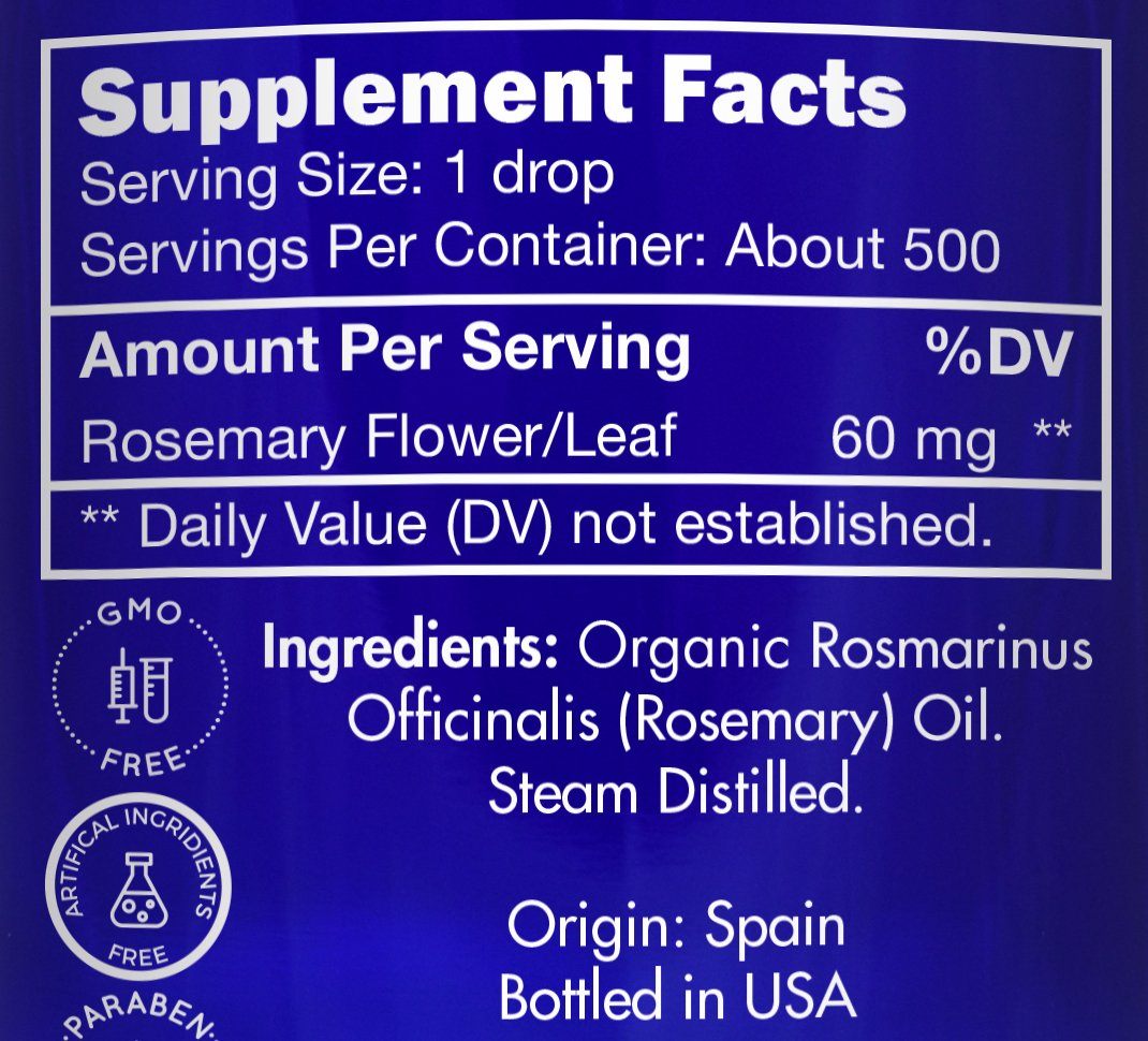 Zongle Therapeutics rosemary oil dropper enables precise culinary or topical use.