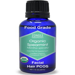 Zongle Therapeutics spearmint oil bottle pour for easy topical application