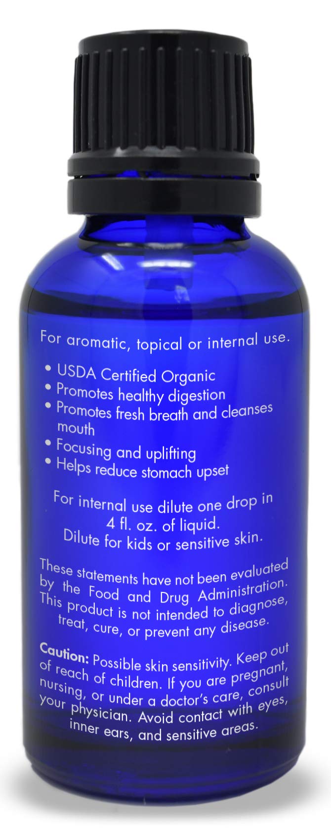 Zongle Therapeutics spearmint oil with mint leaves conveys natural freshness