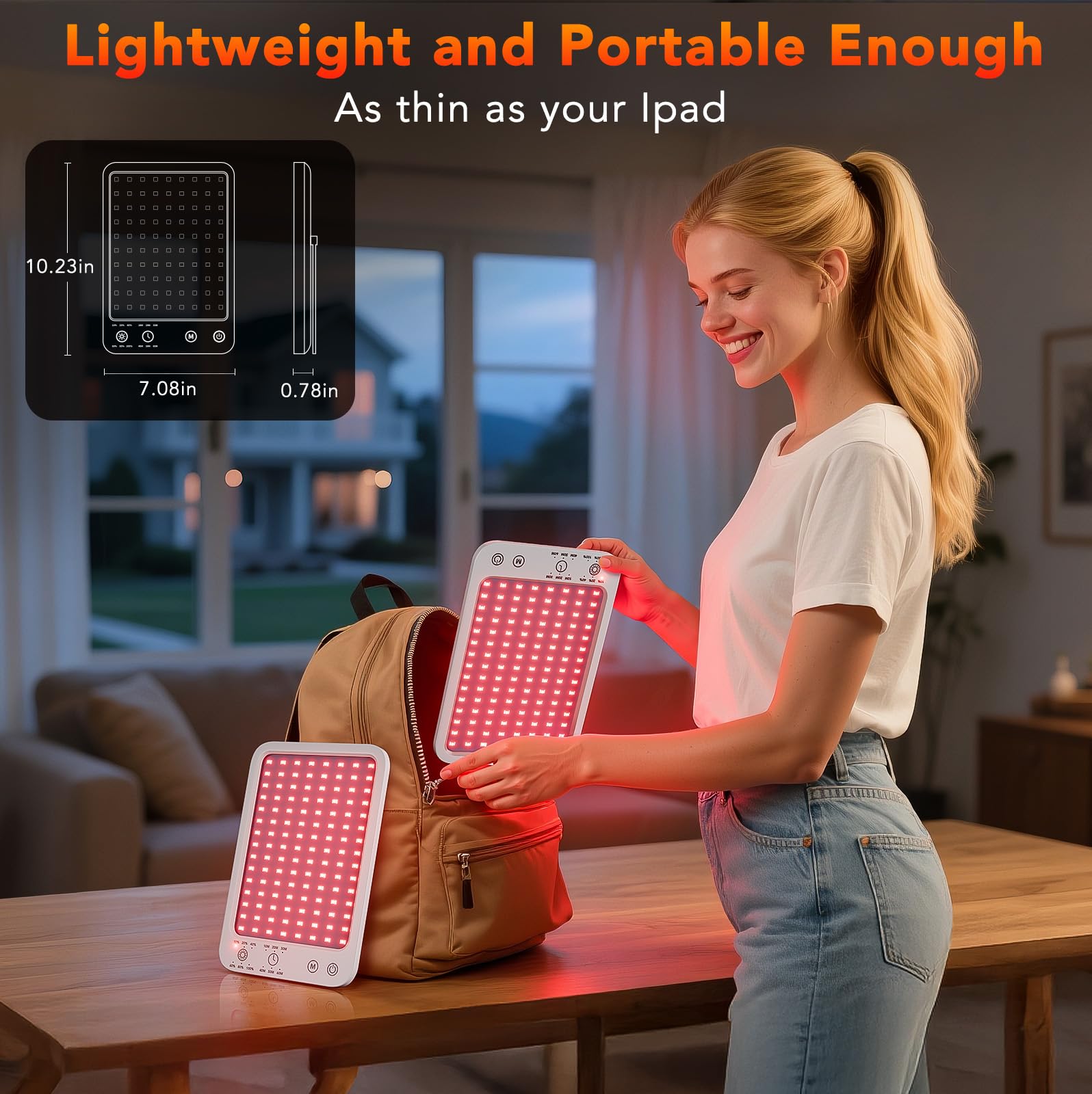 ZonGym 180-degree adjustable stand for flexible positioning during sessions.