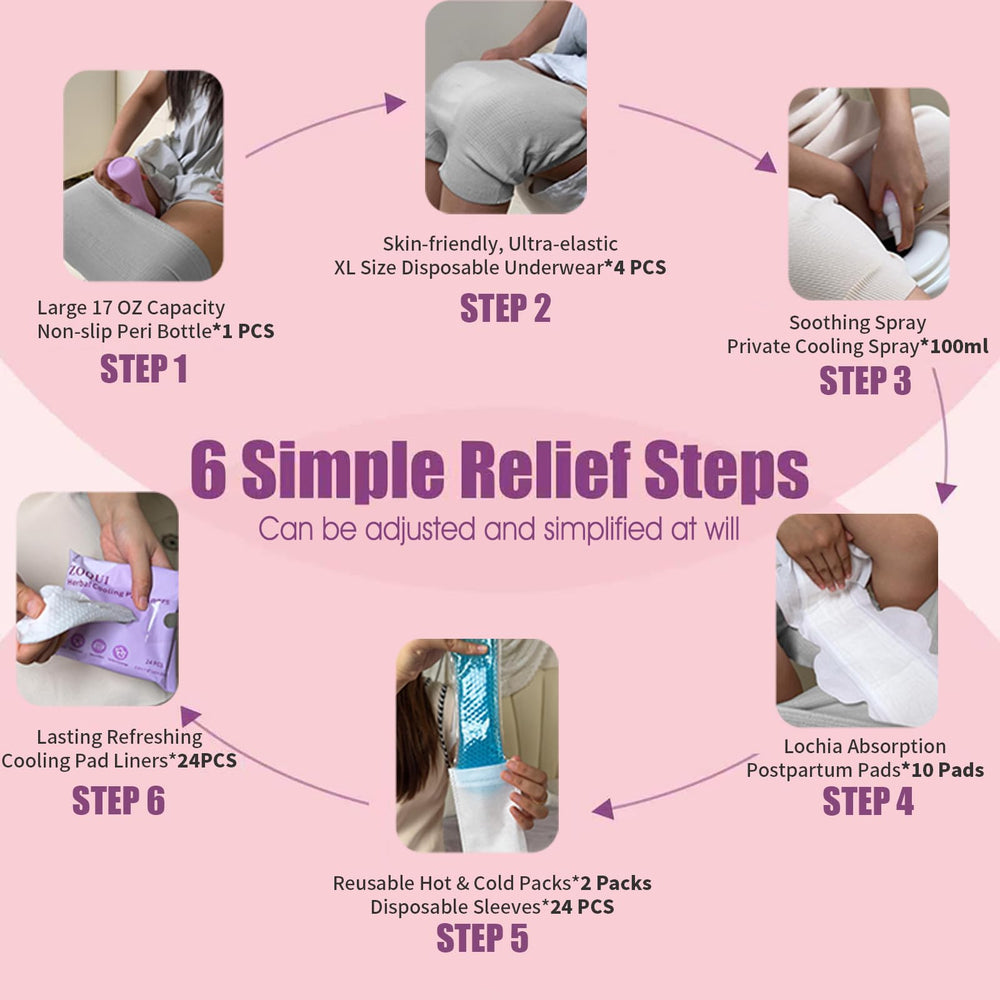 ZOQUI leak-proof maxi pads for reliable protection during recovery