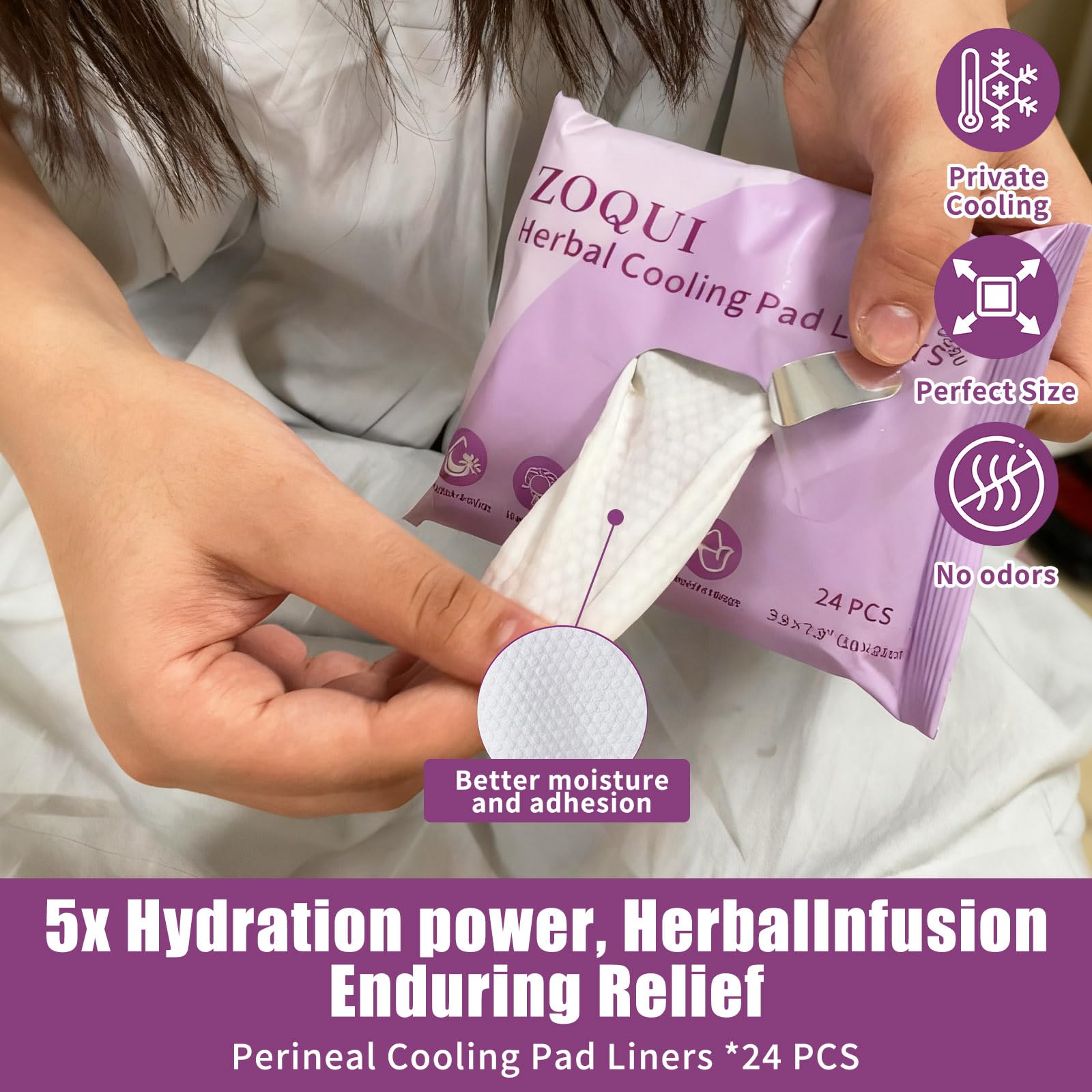 ZOQUI soothing perineal spray for targeted care after birth