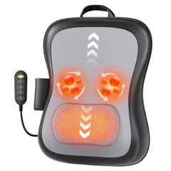 Zorynae shiatsu back massager with remote control for personalized upper back relief.