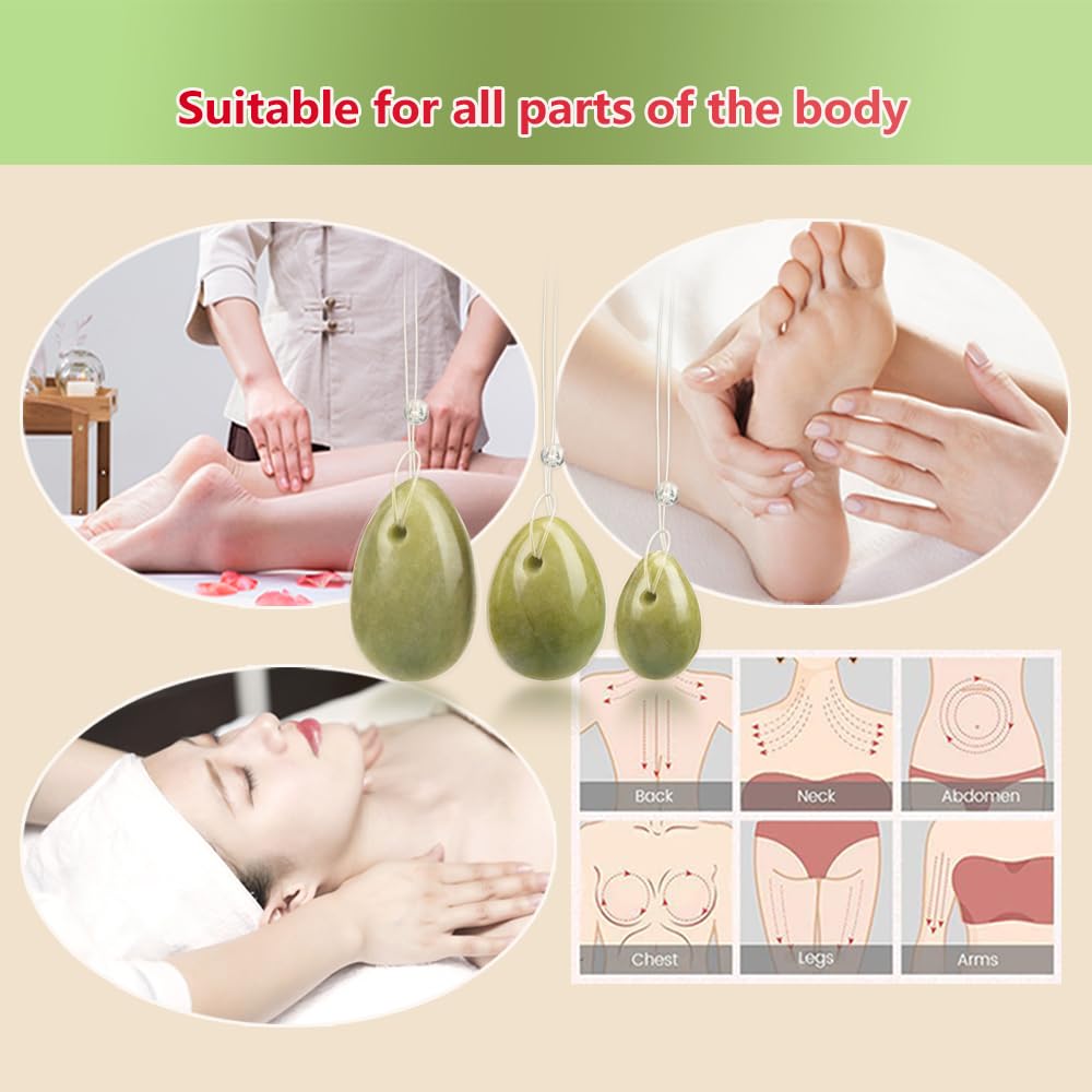 ZORZA jade massage egg 4cm for balanced energy and relaxation.