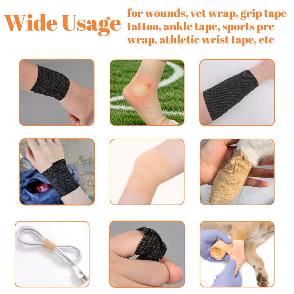 ZOVAREGE bandage wrap on a wrist illustrating secure support.