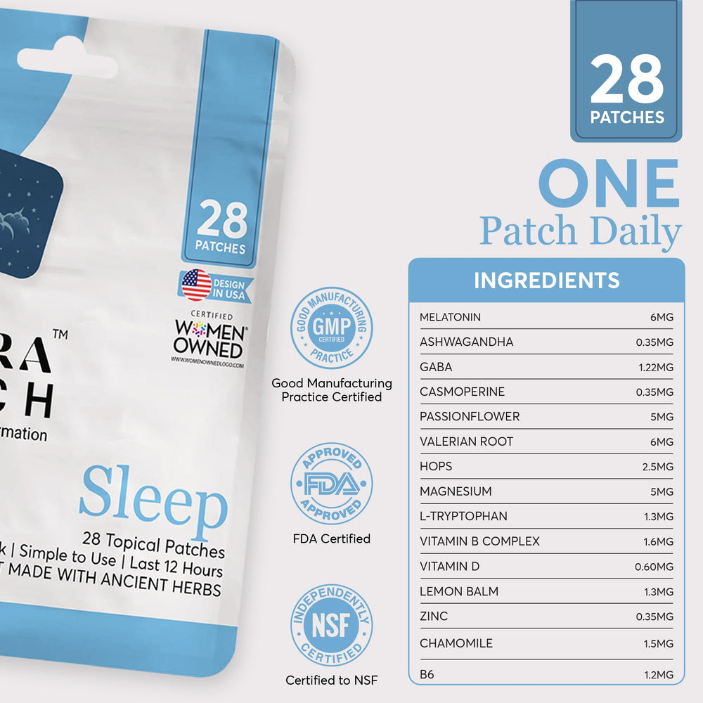 Aplicación de Zovira 30 minutos antes de dormir para preparar la noche.