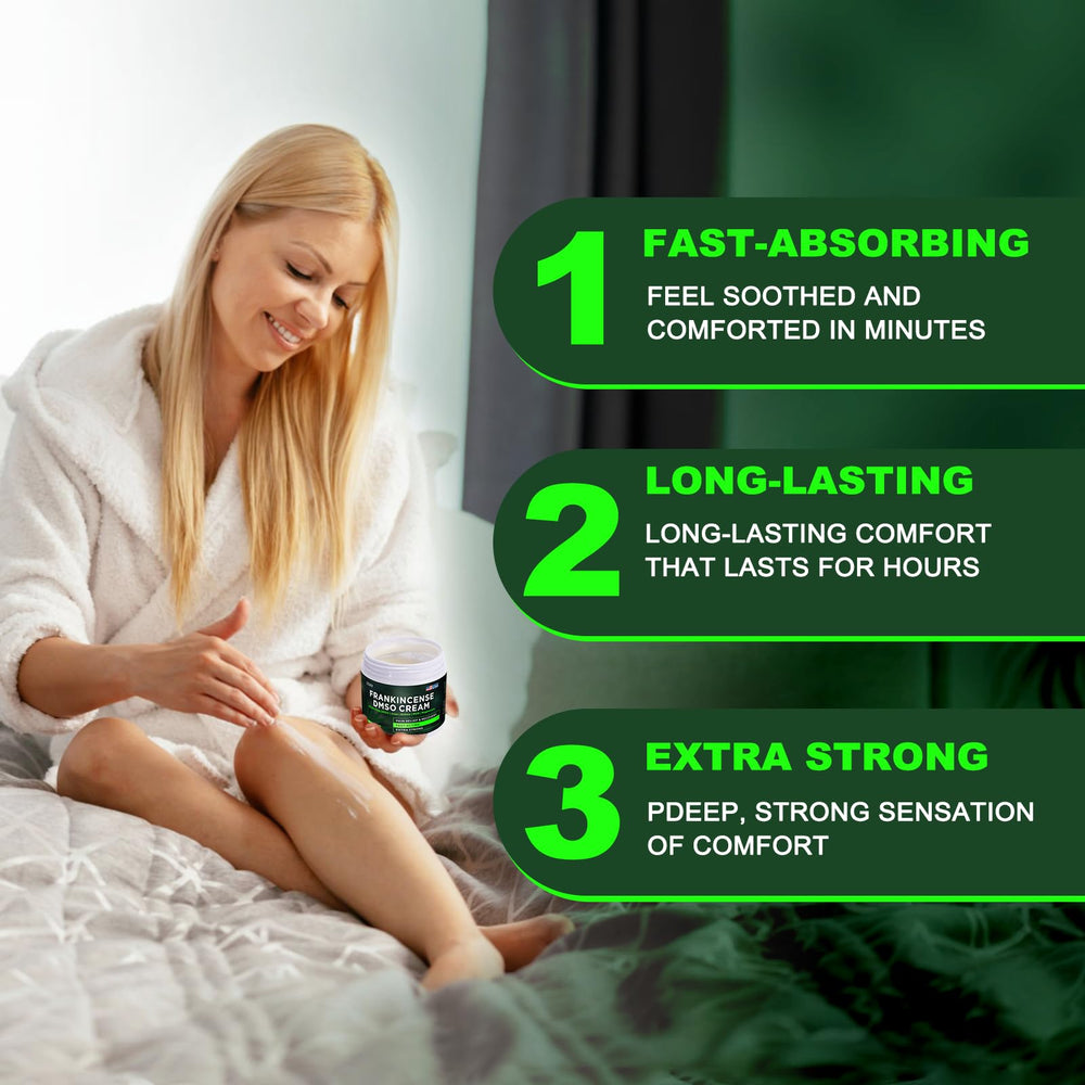 ZOXY DMSO cream frankincense-aromatic scent for evening routines