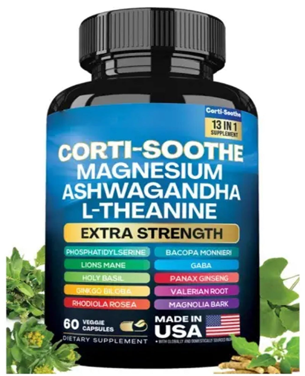 Illustration of brain balance and focus with Corti-Soothe Cortisooth blend