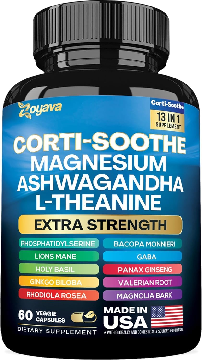 Zoyava Corti-Soothe capsules for daily cortisol balance and calm