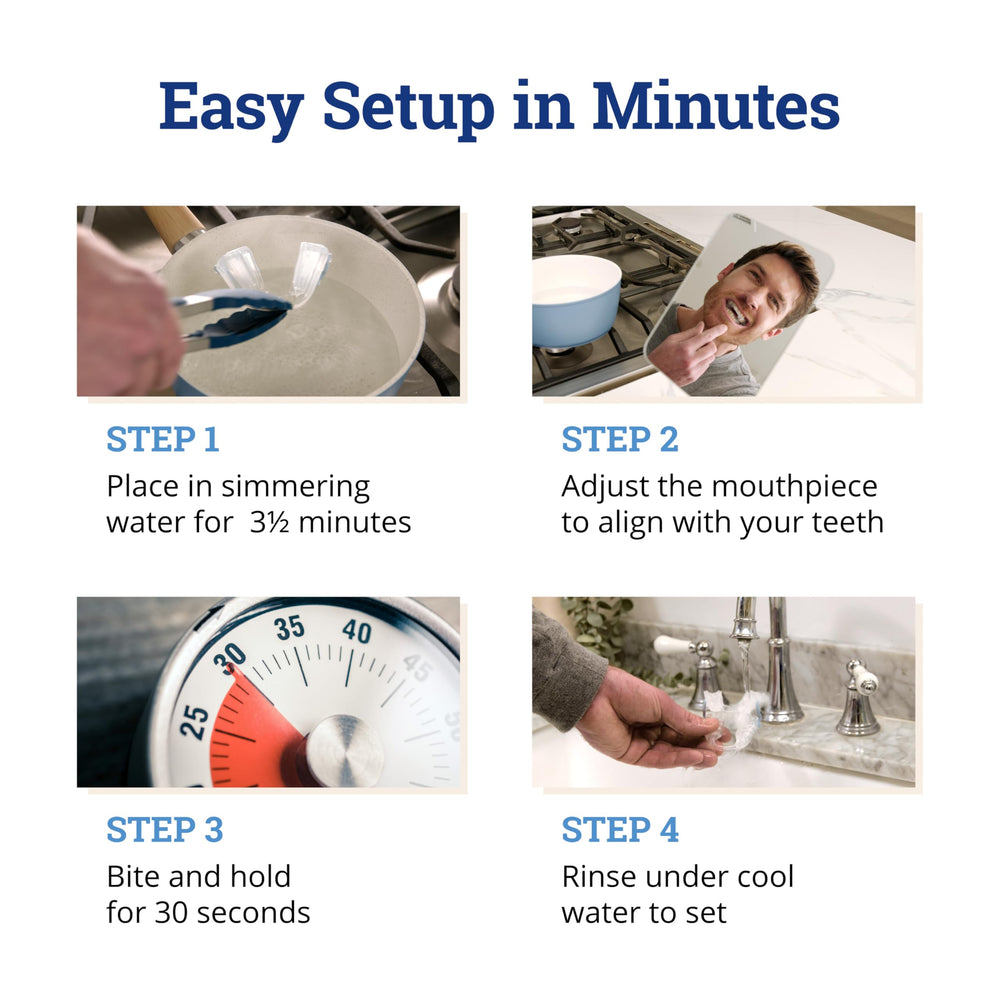 ZQuiet Advance front is contactless to reduce pressure on front teeth