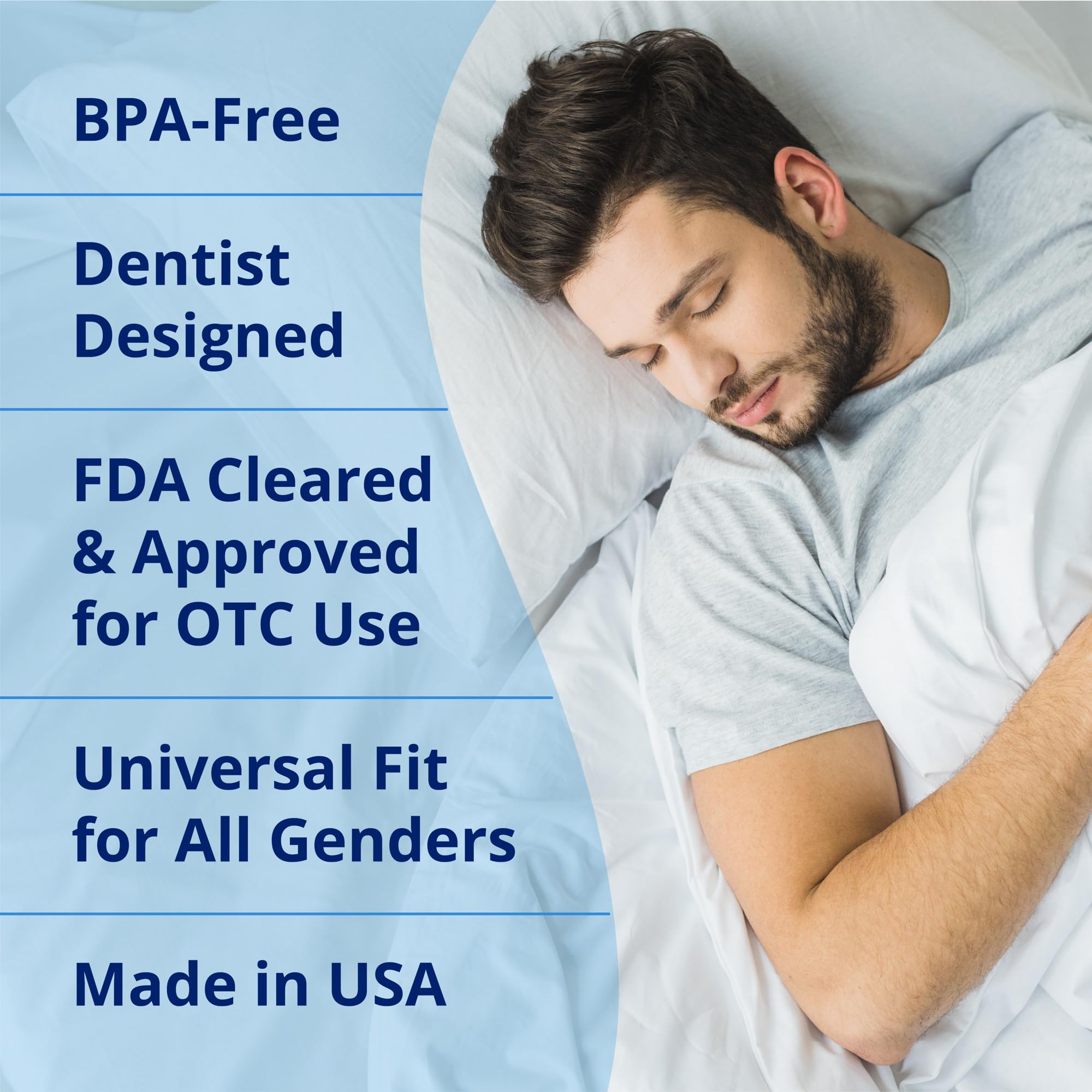 ZQuiet ready-to-use device, dentist-designed and BPA-free.