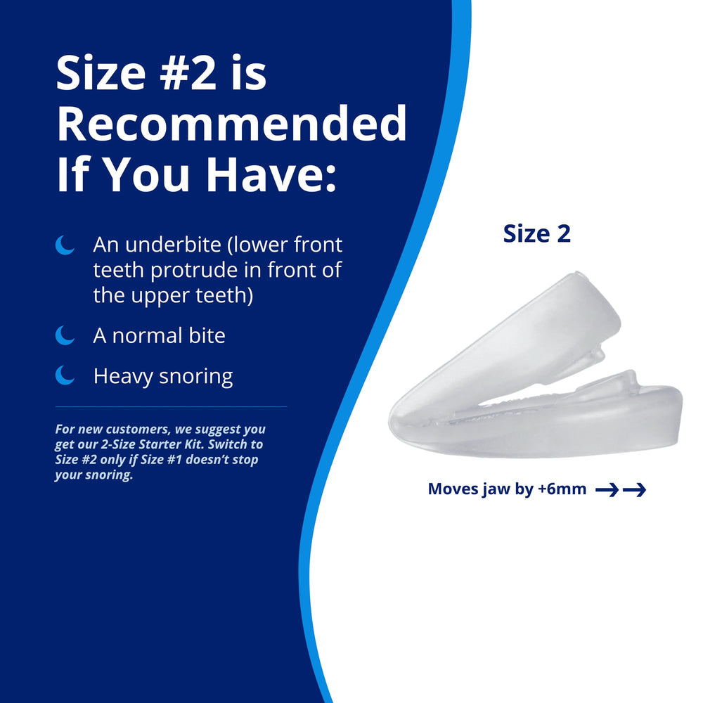 ZQuiet universal-fit size2 mouthpiece for versatile comfort for all users