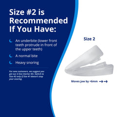 ZQuiet universal-fit size2 mouthpiece for versatile comfort for all users