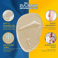 ZUCNANA self-sticky back heel inserts secure and reusable.