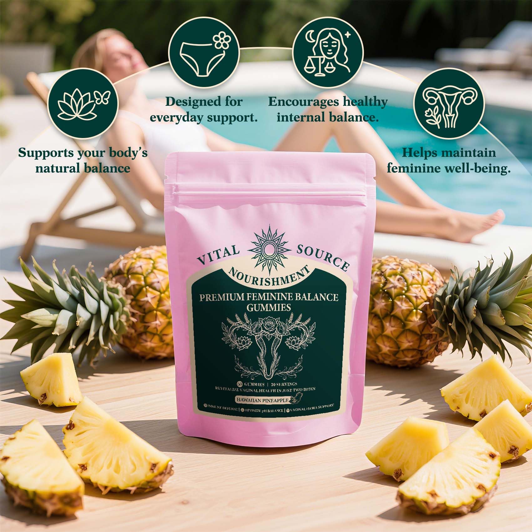 ZuriVitaNex balance label note communicates packaging refresh while preserving formula quality.