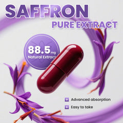 ZuriVitaNex saffron extract capsule with 88.5 mg per serving