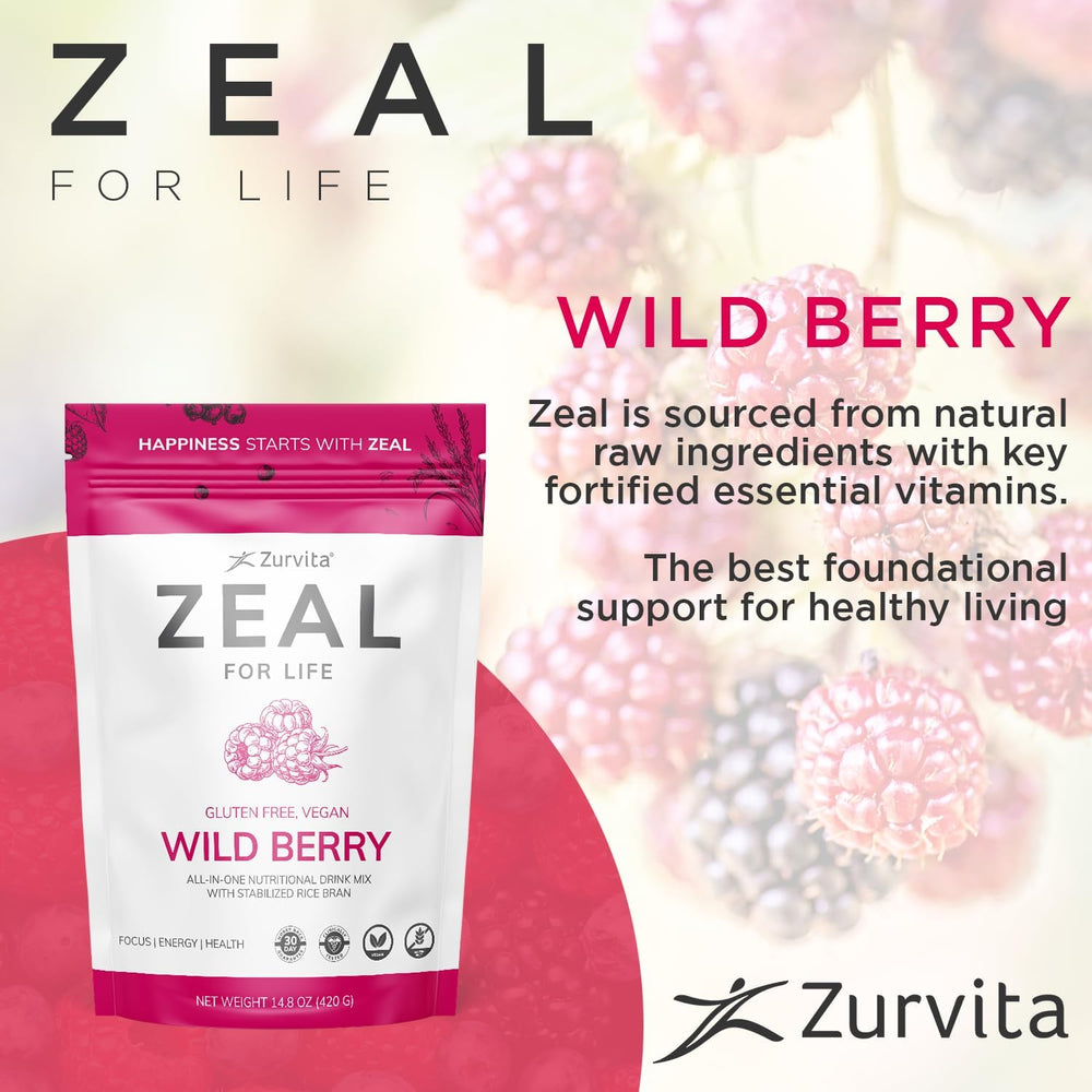 Zurvita Zeal for Life scoop with cold water ready mix.