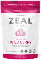 Zurvita Zeal for Life wild berry powder bag ready for daily nutrition.