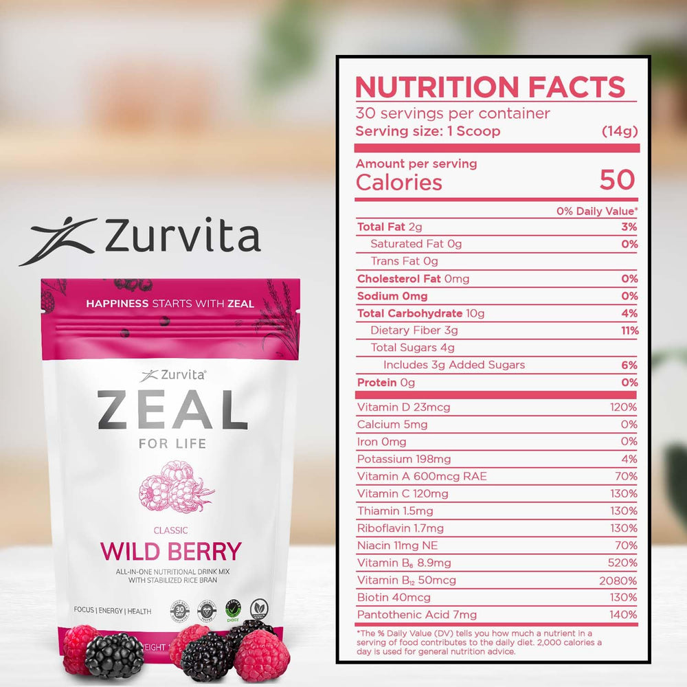 Zurvita Zeal for Life wild berry scoop for precise serving.