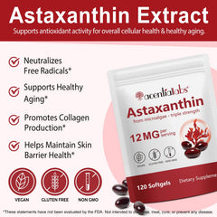 ZUZOKKAHA astaxanthin softgels pour demonstrates easy dosing and steady supply
