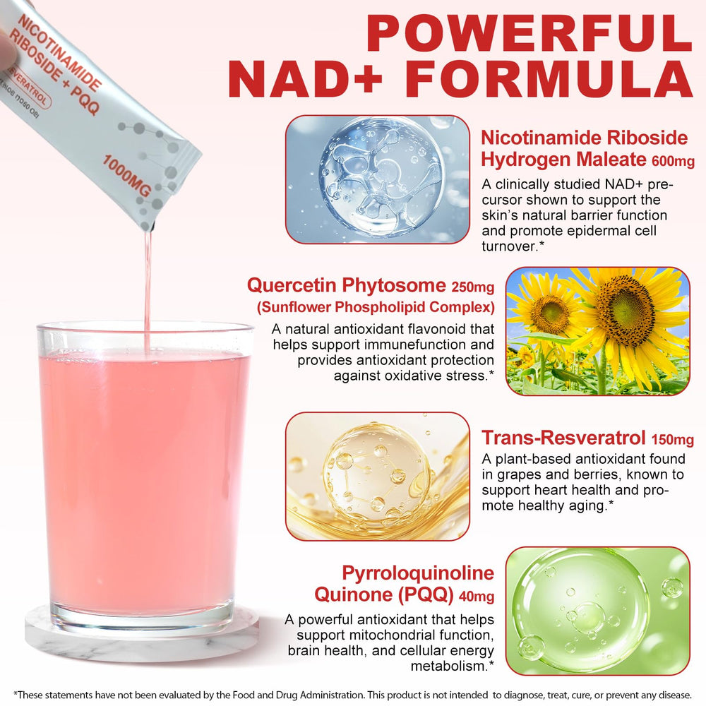 ZXXBEST NAD liquid absorption form emphasizes quicker energy without jitters