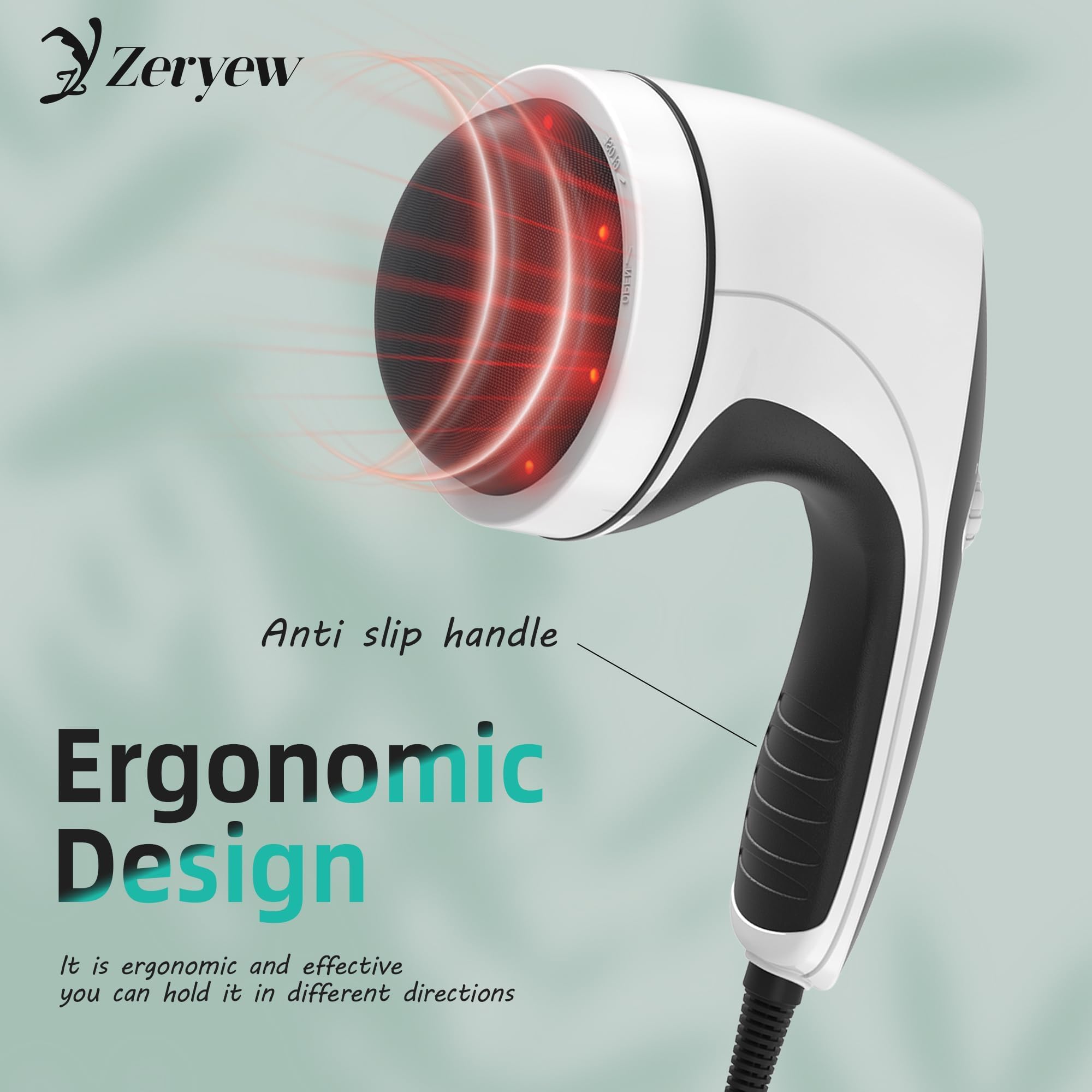 zy-zeryew body sculpting machine in use on thigh