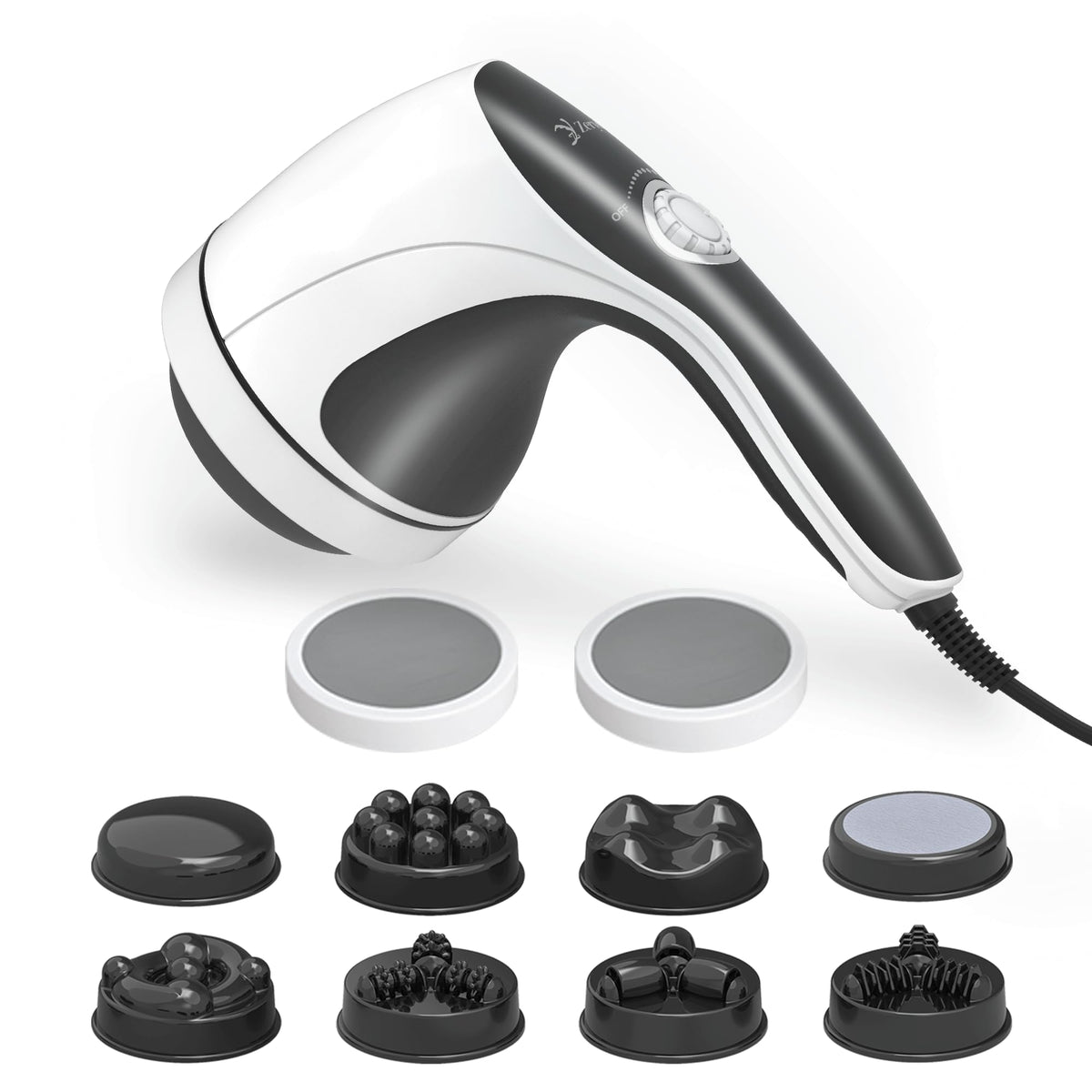 zy-zeryew handheld cellulite massager front view with ergonomic grip for comfortable extended use