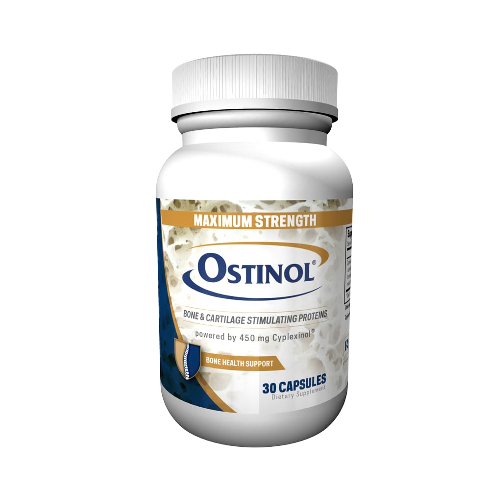 ZYCAL Ostinol 450mg bottle with label showing bone support potential.