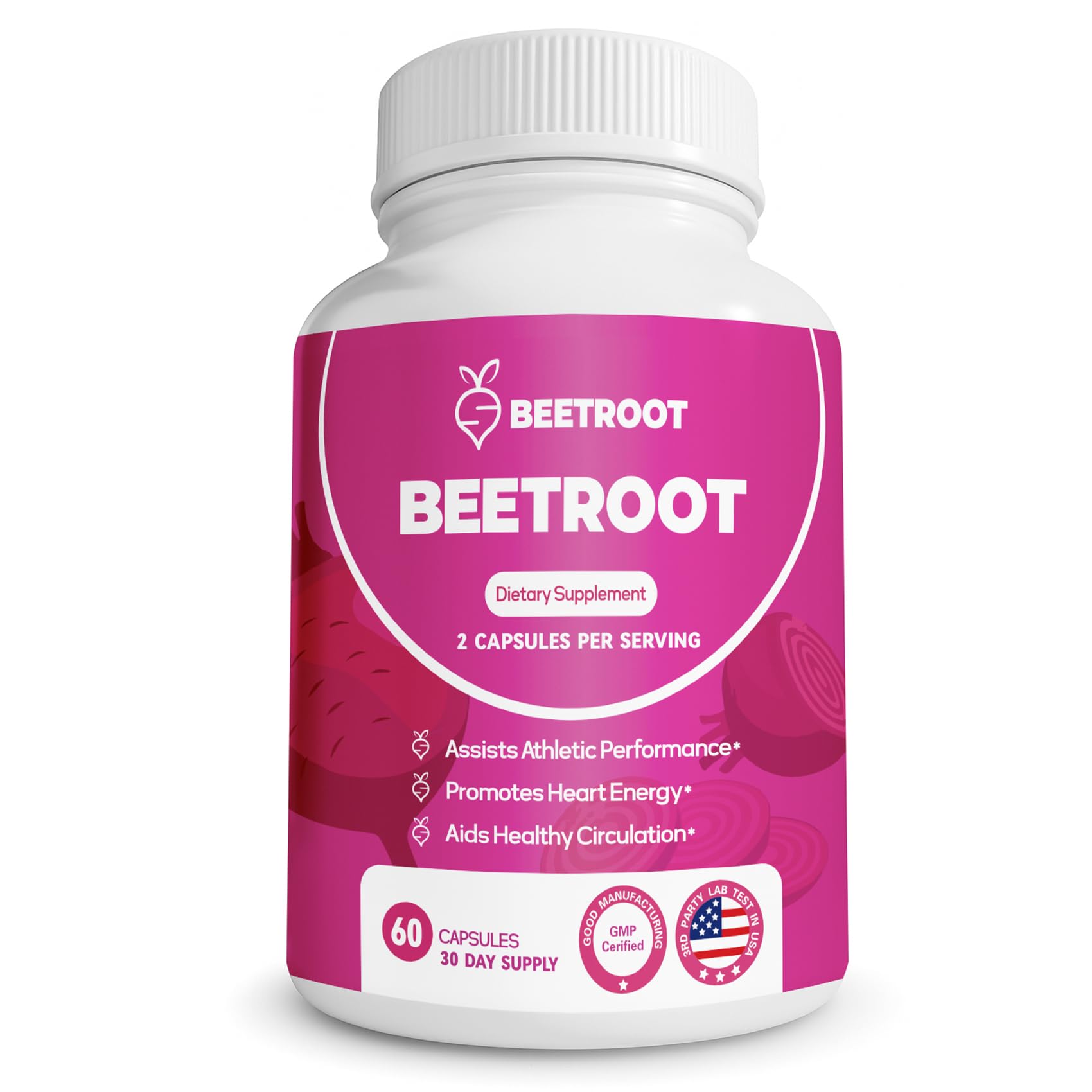 ZyliaVitaX beet root capsules bottle-front showing energy-boosting potential