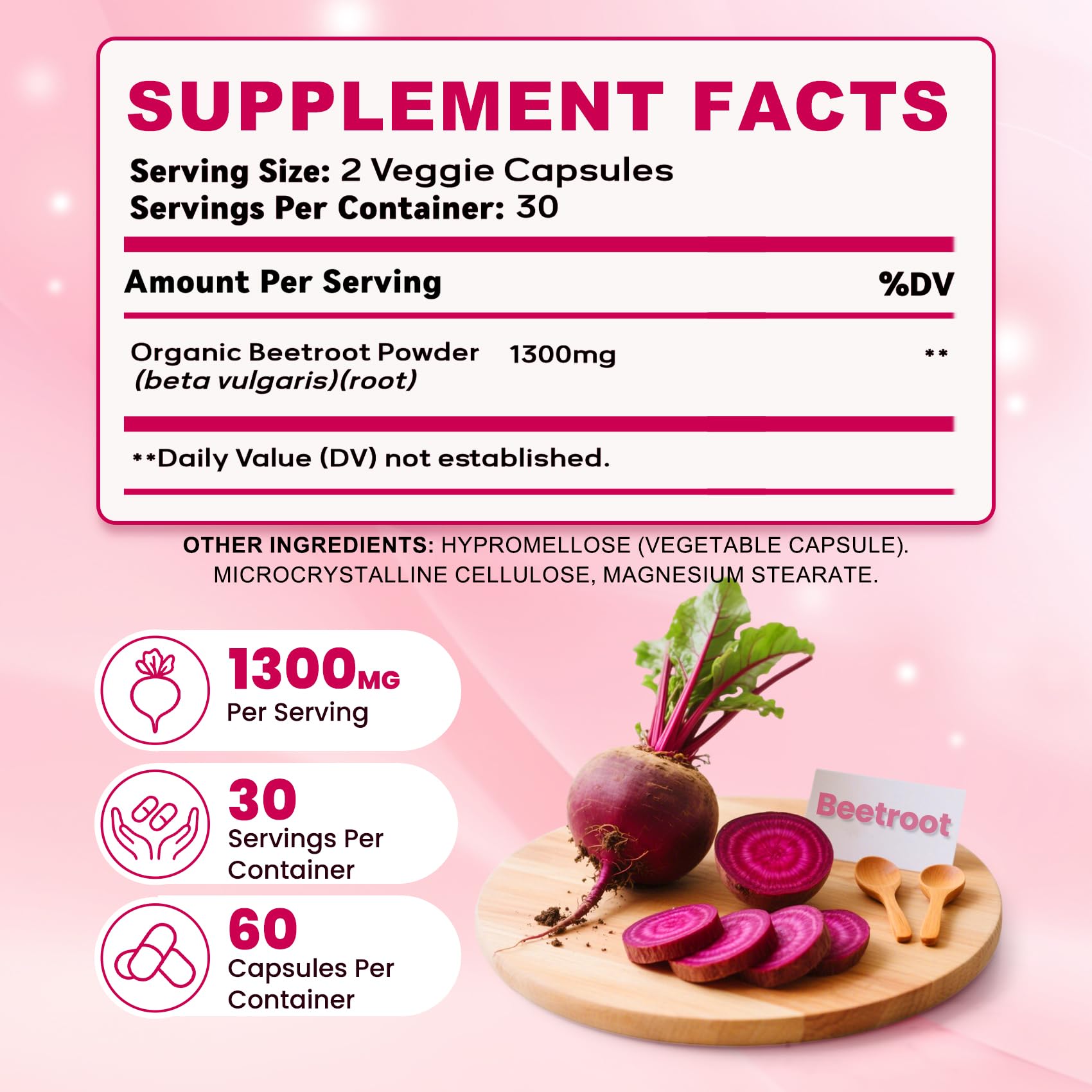 ZyliaVitaX beet root capsules in-use with glass for daily vitality support