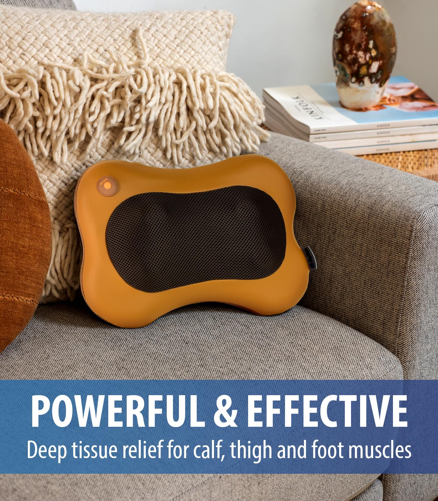 Zyllion heat function provides comforting warmth with built-in safety controls