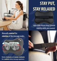 Zyllion heat function with safety shutoff delivers comforting warmth.