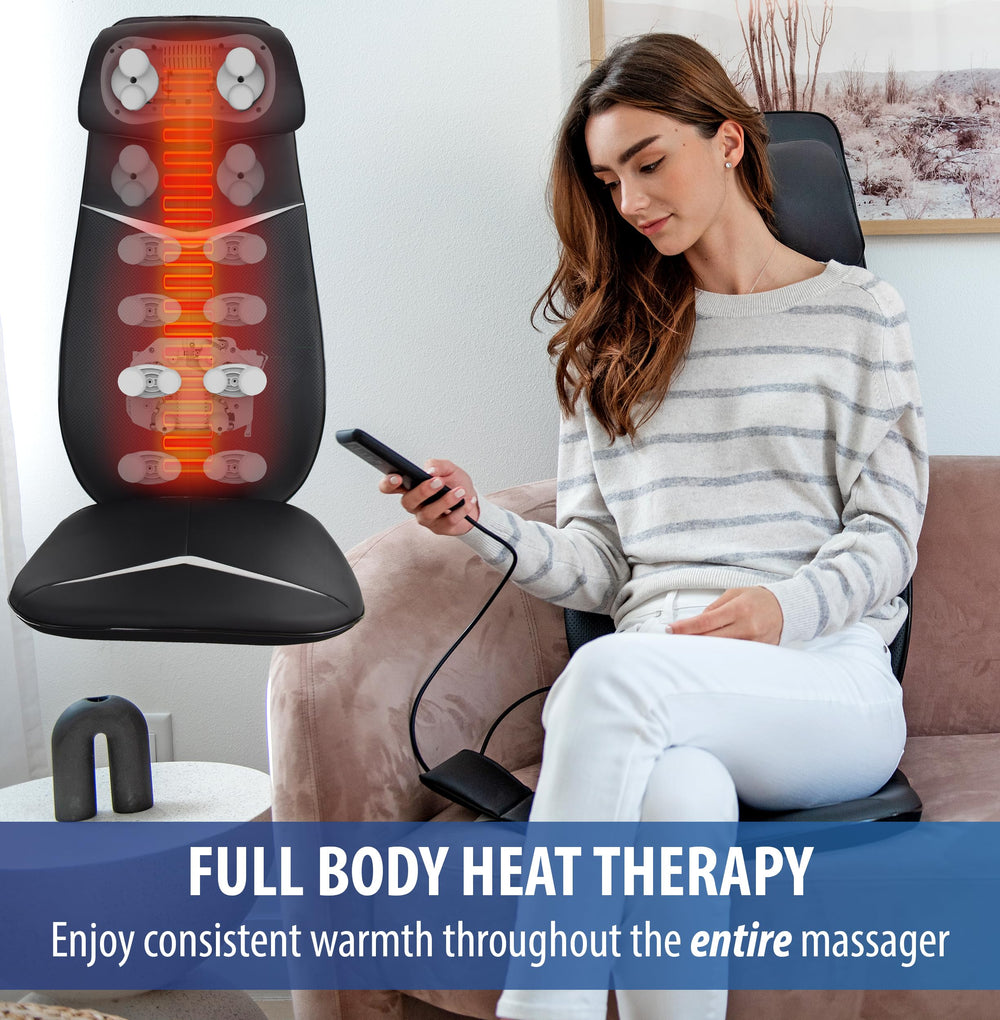 Zyllion ZMA33 heat function warms muscles during massage