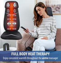 Zyllion ZMA33 heat function warms muscles during massage