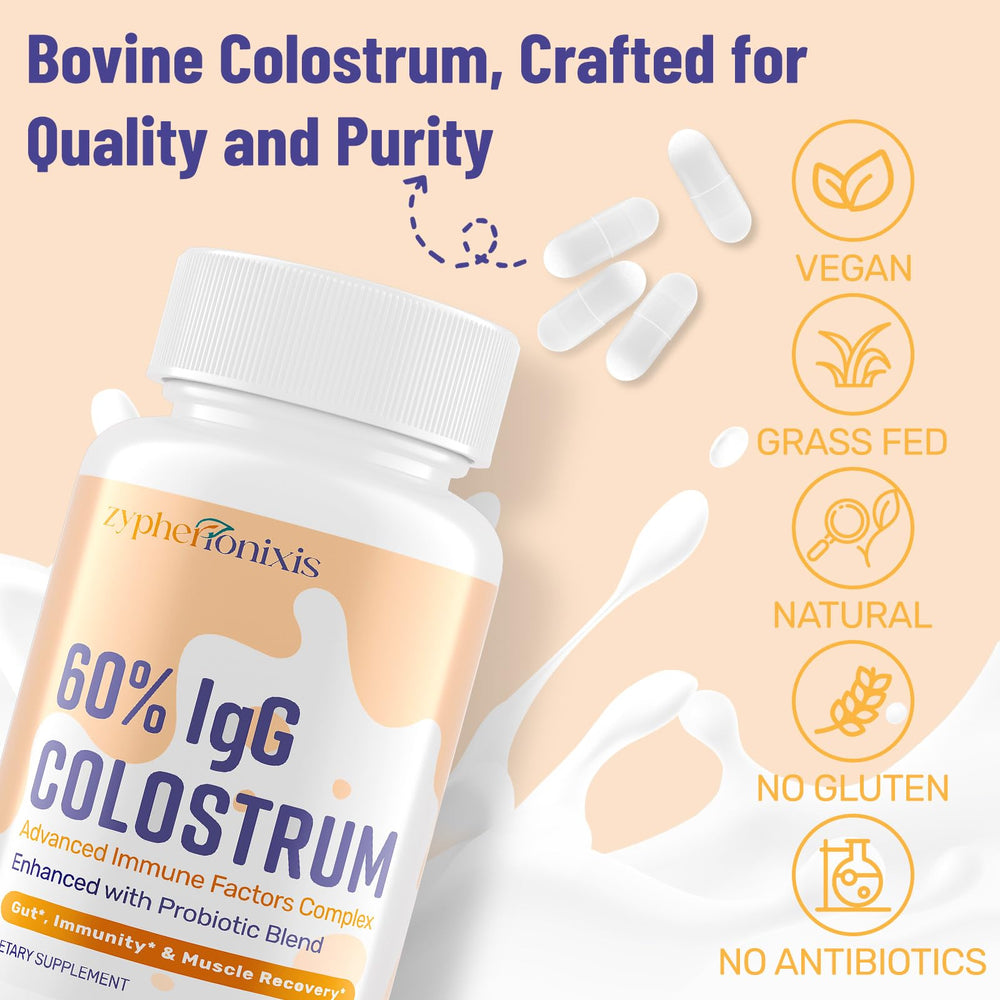 Zypherionixis probiotics bottle displays 50B CFU for gut balance.
