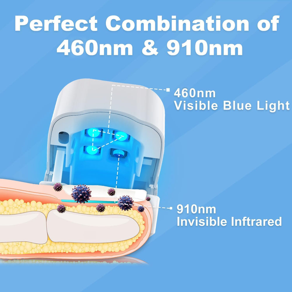 ZZP nail fungus laser fingernail treatment offers convenient home use.