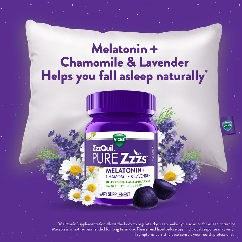 Uso portátil de ZzzQuil PURE Zzzs para viajes nocturnos