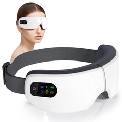 ZZR SEVEN eye massager with heat shows soothing warmth for relaxation.